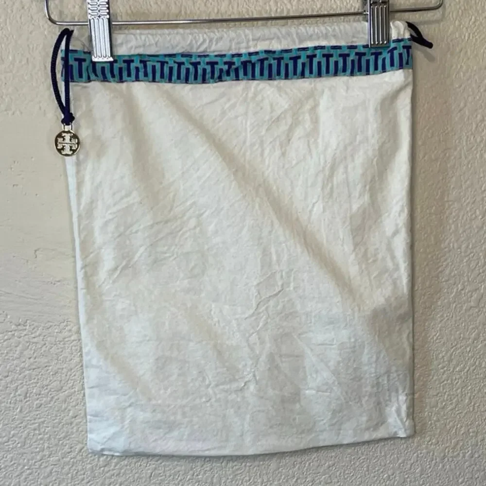 Tory Burch Draw String Embellished Dust Bag 13.5in by 11.5in